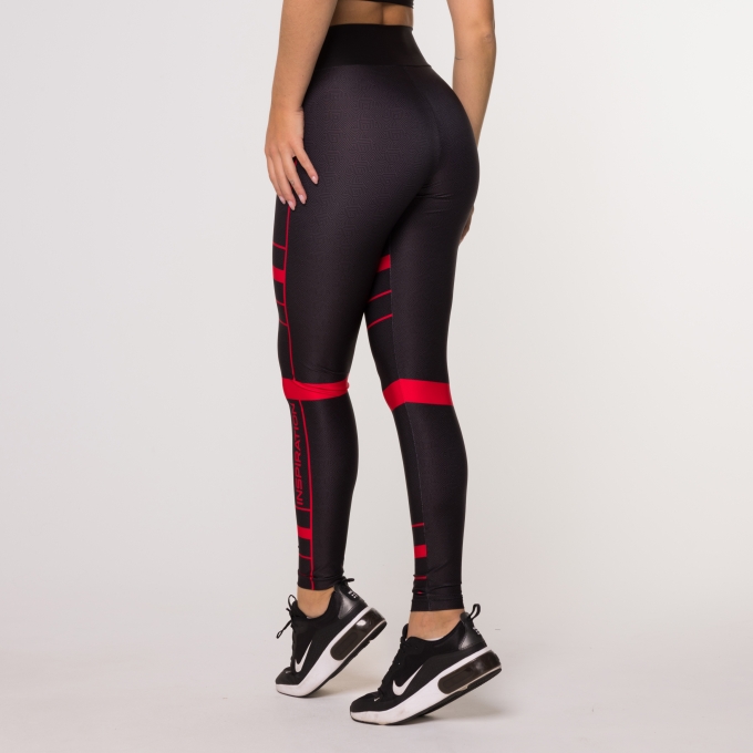 Calça Legging Inspiration Suplex Estampada Academia Feminina