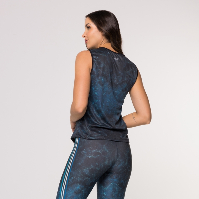 Regata Fitness Básica Estampada Feminina Universe