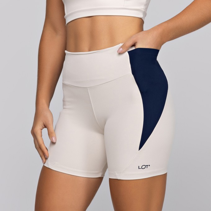 Short Poliamida Academia Feminino com Bolso Frame