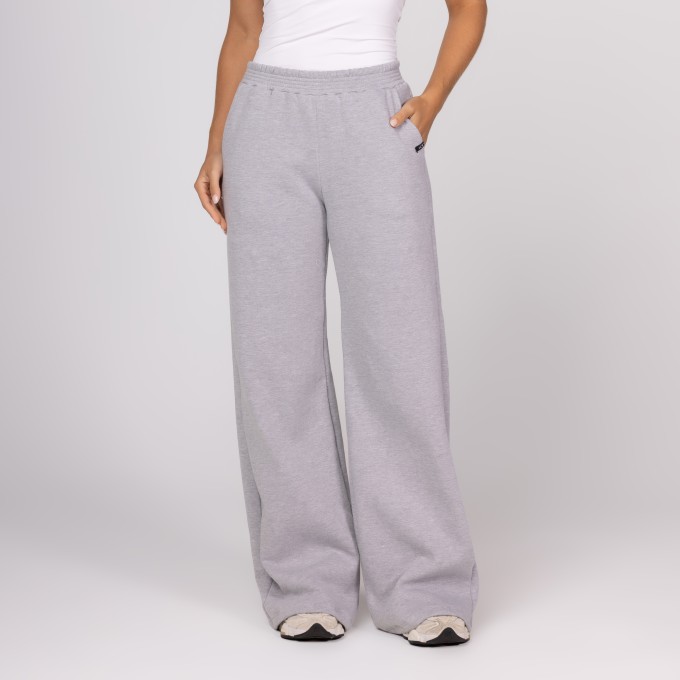 Calça de Moletinho Mescla Feminino Soltinho