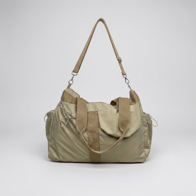 Bolsa Nylon Impermeável Feminina Com Bolso Academia